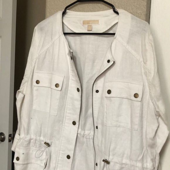 Michael Kors white blazer jacket - Picture 2 of 7